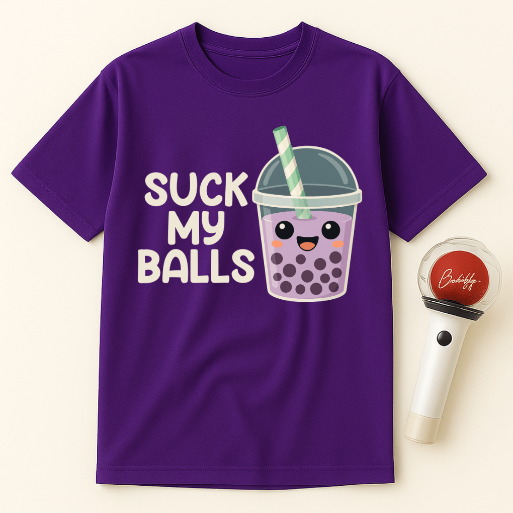 BUBBLE TEA BALLS UNISEX T-SHIRT