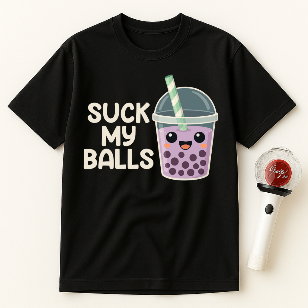BUBBLE TEA BALLS UNISEX T-SHIRT