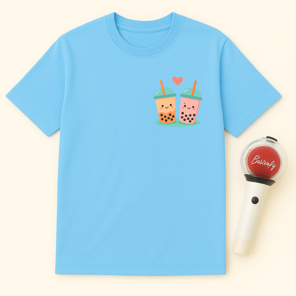 BOBA TEA COUPLE UNISEX T-SHIRT
