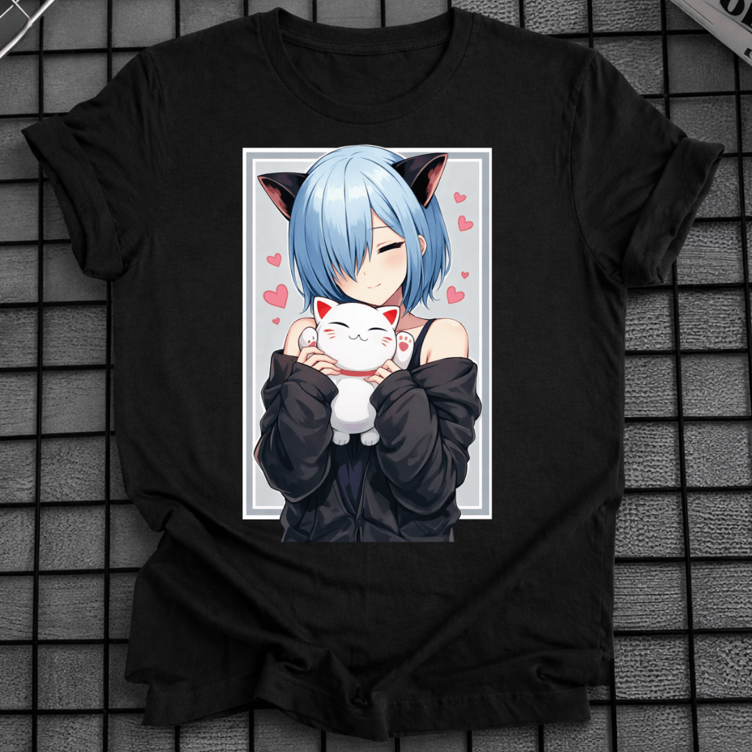 ANIME KATZENMÄDCHEN T-SHIRT