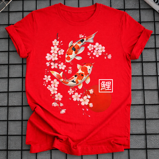 JAPANESE KOI BLOSSOM T-SHIRT