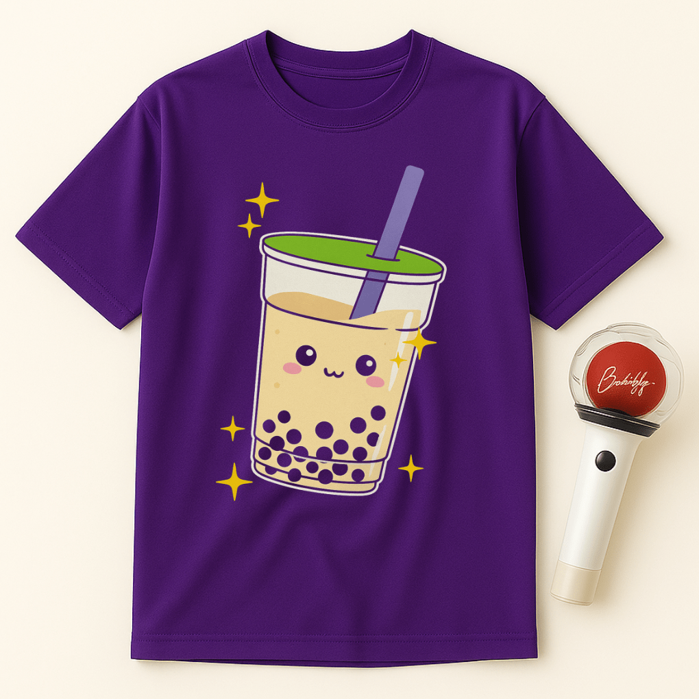 SPARKLE BOBA CUP UNISEX T-SHIRT