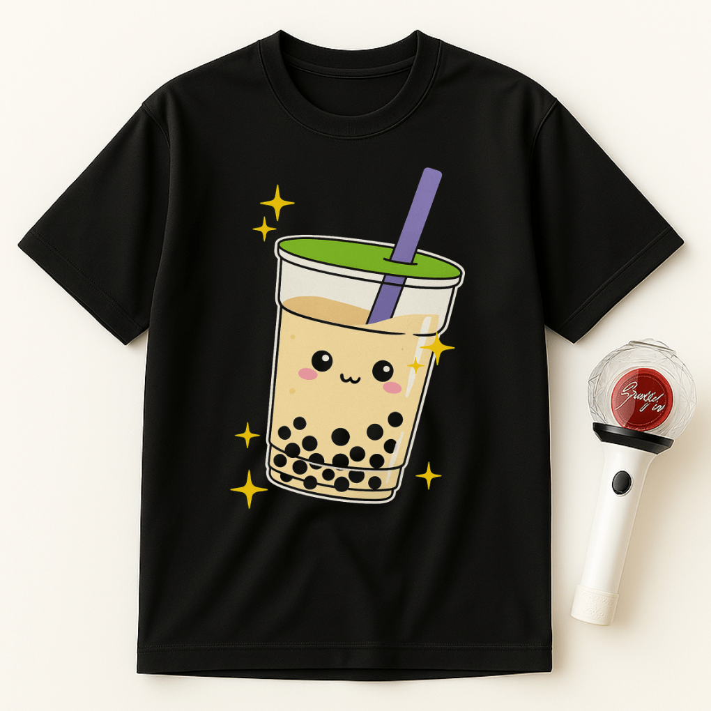 SPARKLE BOBA CUP UNISEX T-SHIRT