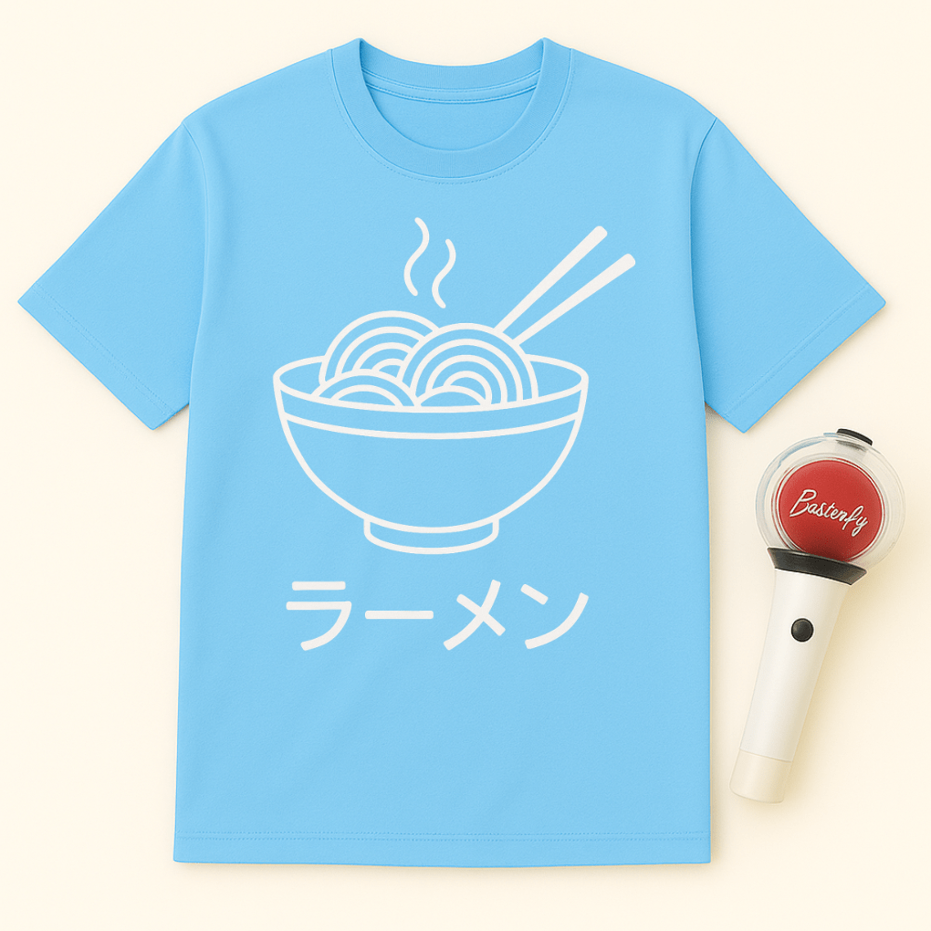 RAMEN BOWL OUTLINE UNISEX T-SHIRT