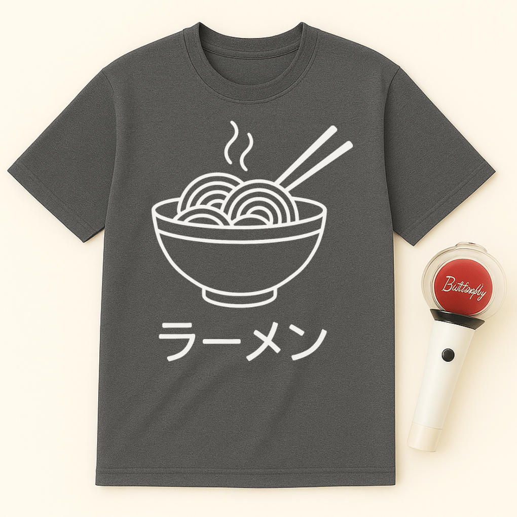 RAMEN BOWL OUTLINE UNISEX T-SHIRT
