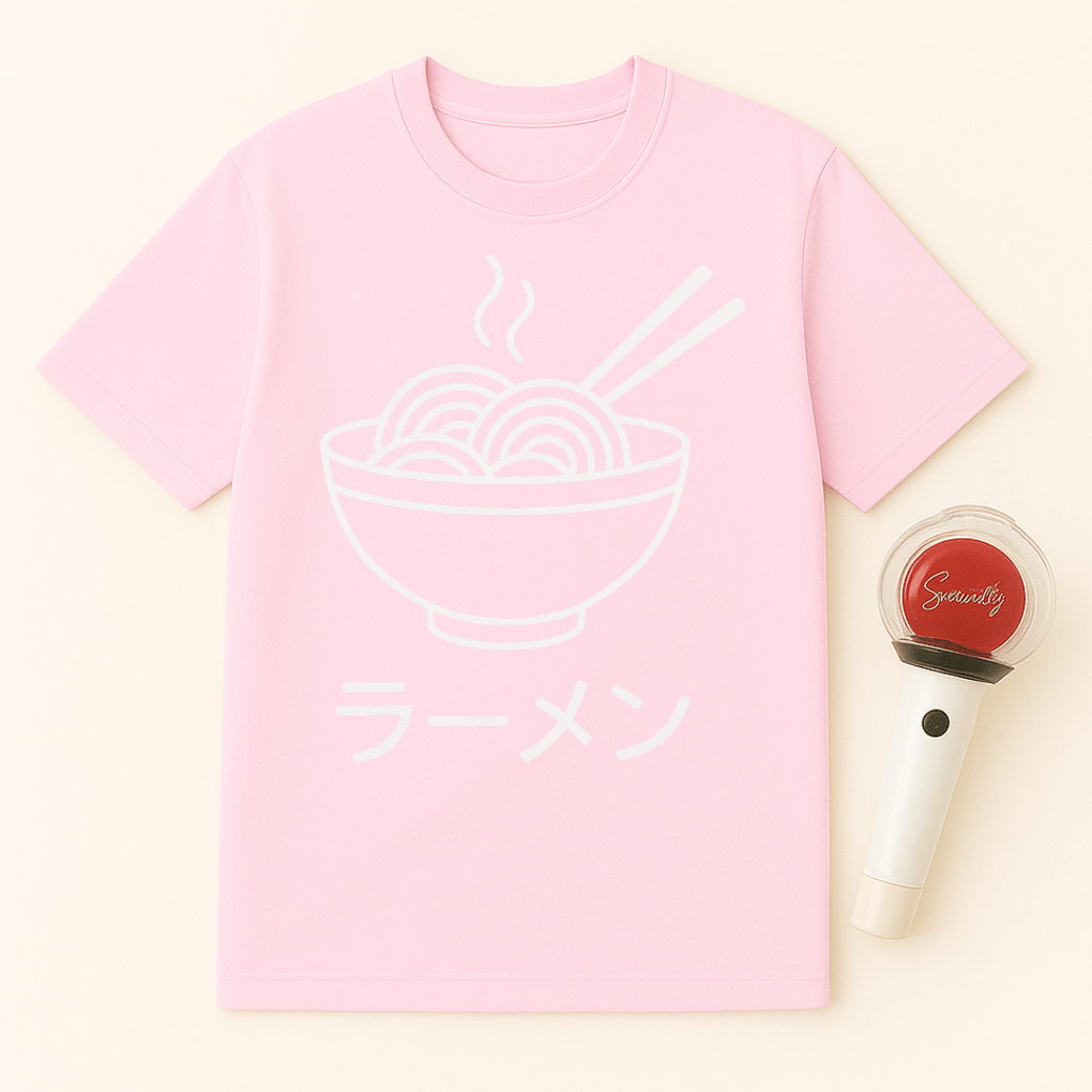 RAMEN BOWL OUTLINE UNISEX T-SHIRT