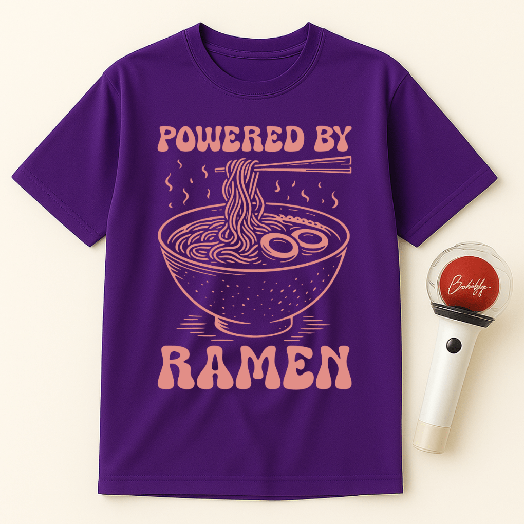 POWERED BY RAMEN UNISEX T-SHIRT