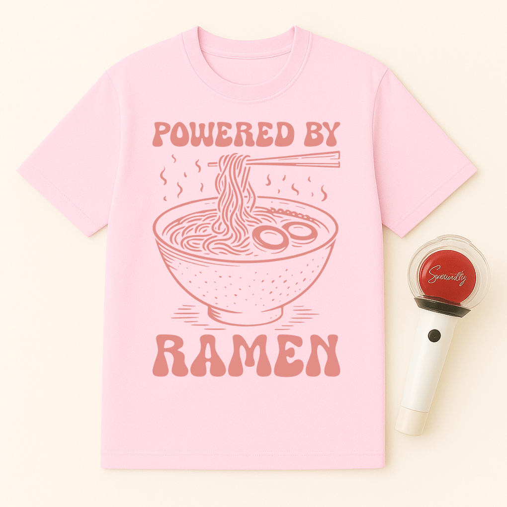 POWERED BY RAMEN UNISEX T-SHIRT