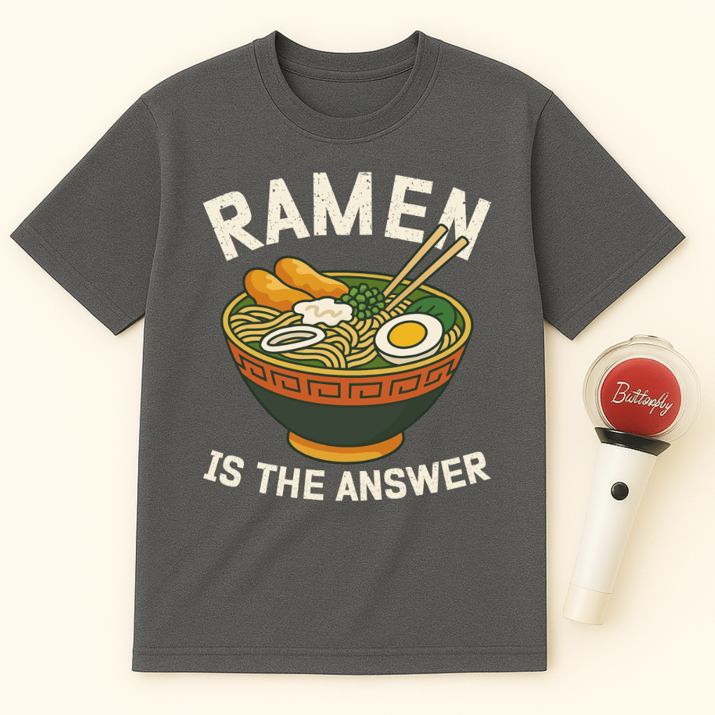 RAMEN IS THE ANSWER UNISEX T-SHIRT