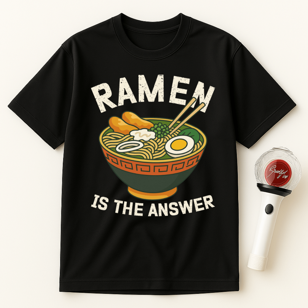 RAMEN IS THE ANSWER UNISEX T-SHIRT