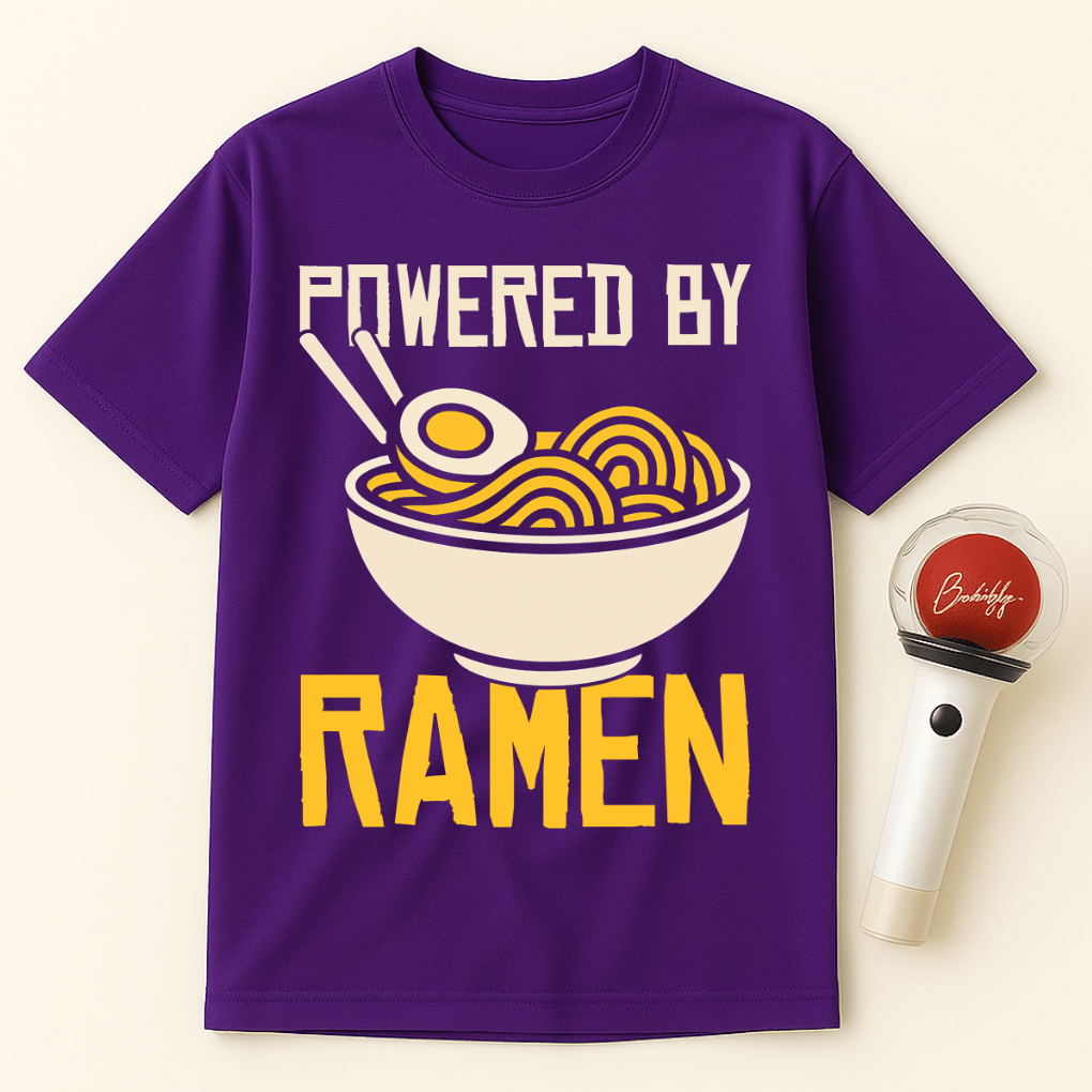 POWERED BY RAMEN UNISEX T-SHIRT