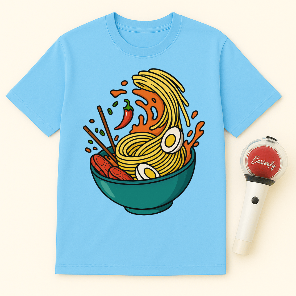 SPICY RAMEN SPLASH ART UNISEX T-SHIRT