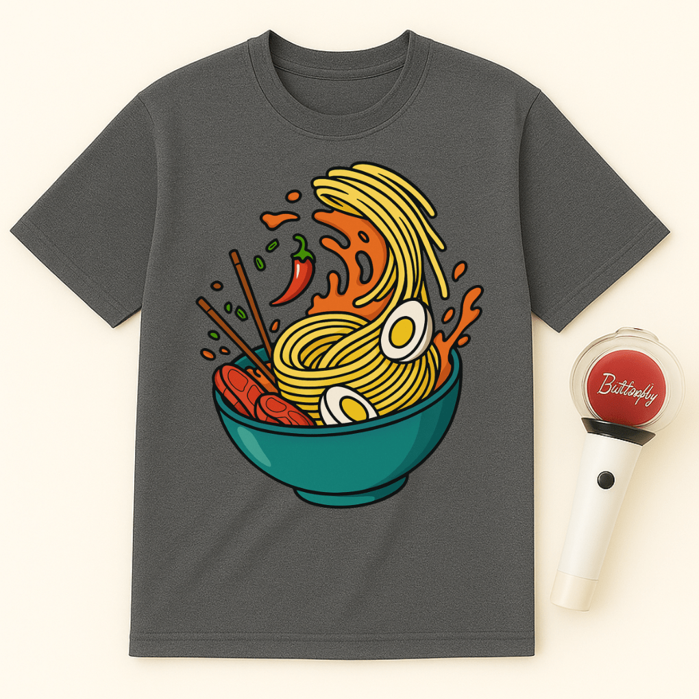 SPICY RAMEN SPLASH ART UNISEX T-SHIRT