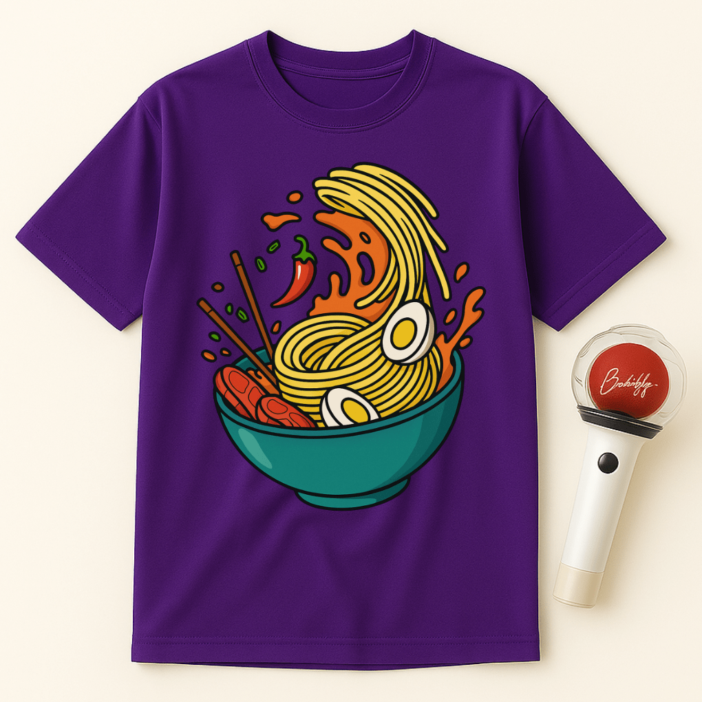 SPICY RAMEN SPLASH ART UNISEX T-SHIRT