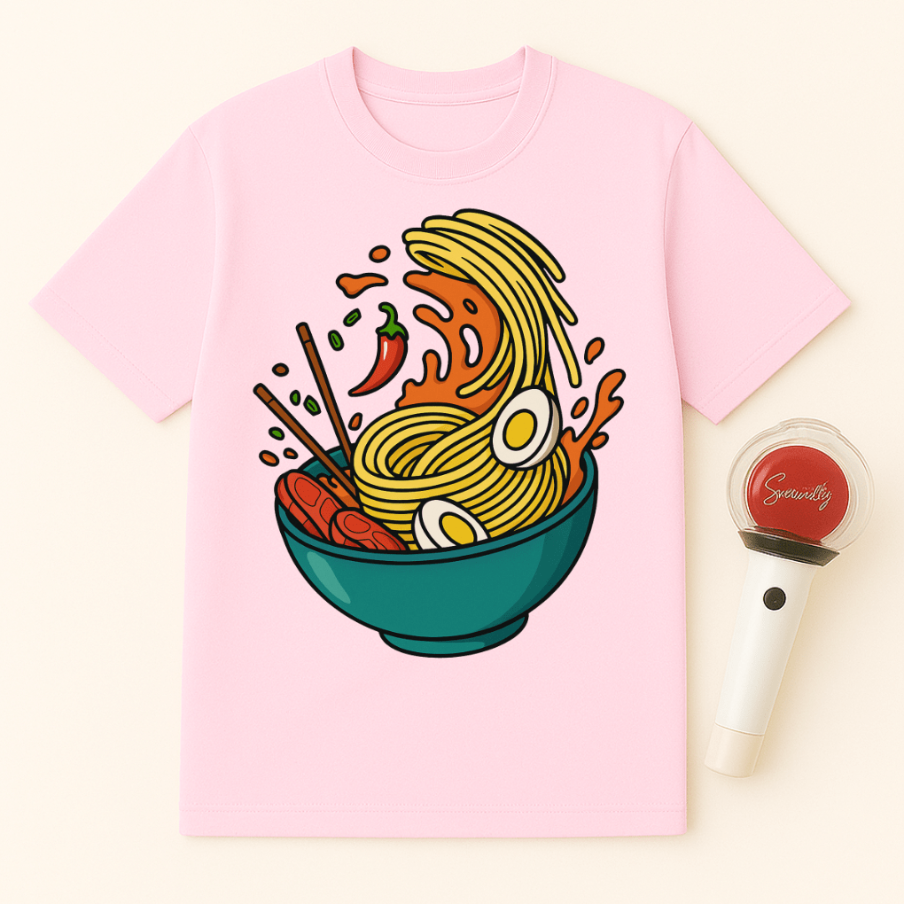 SPICY RAMEN SPLASH ART UNISEX T-SHIRT