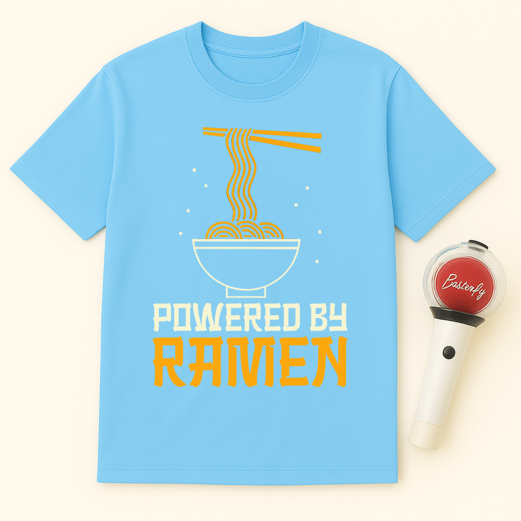 POWERED BY RAMEN UNISEX T-SHIRT