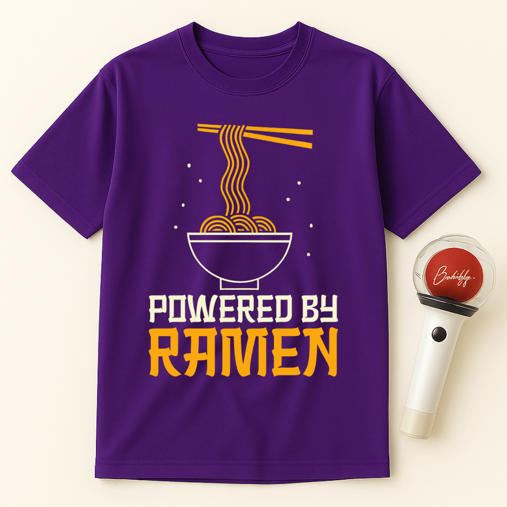 POWERED BY RAMEN UNISEX T-SHIRT
