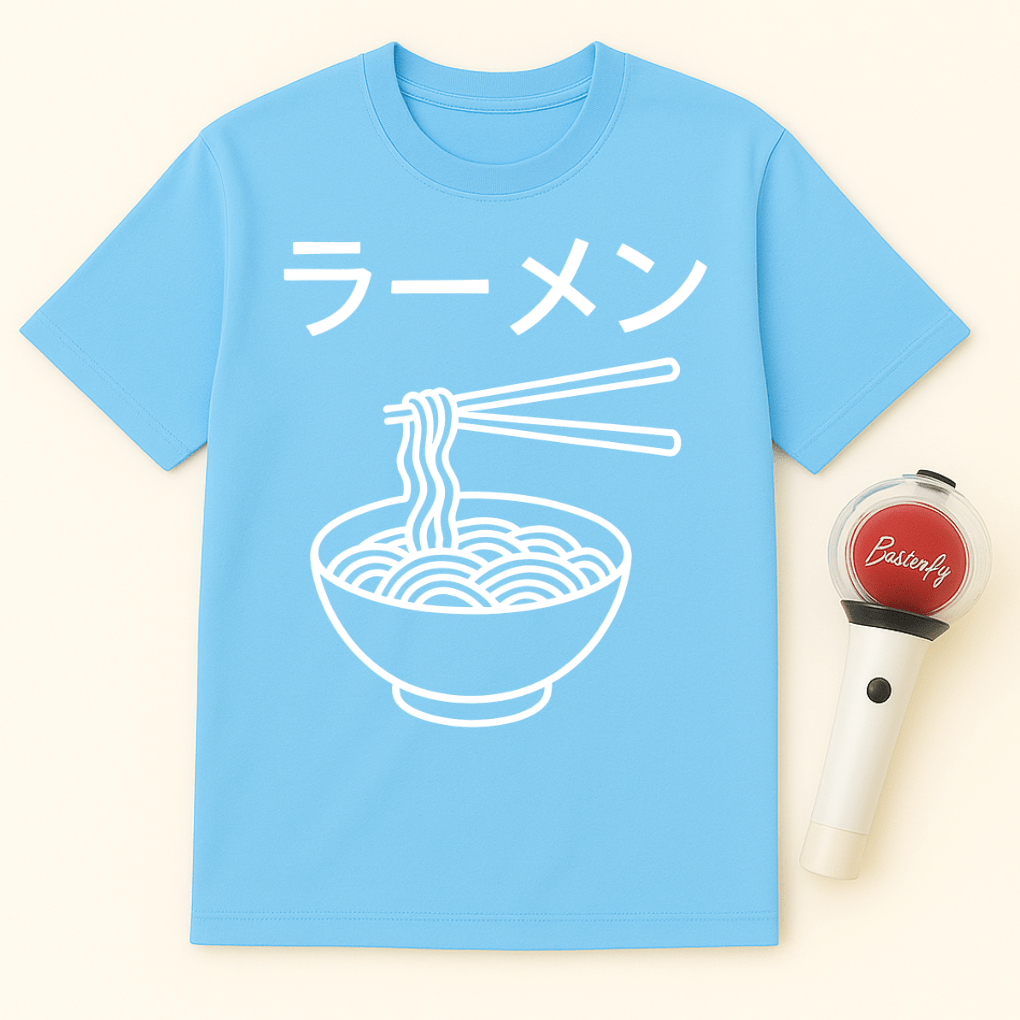 MINIMALIST RAMEN LINE ART UNISEX T-SHIRT