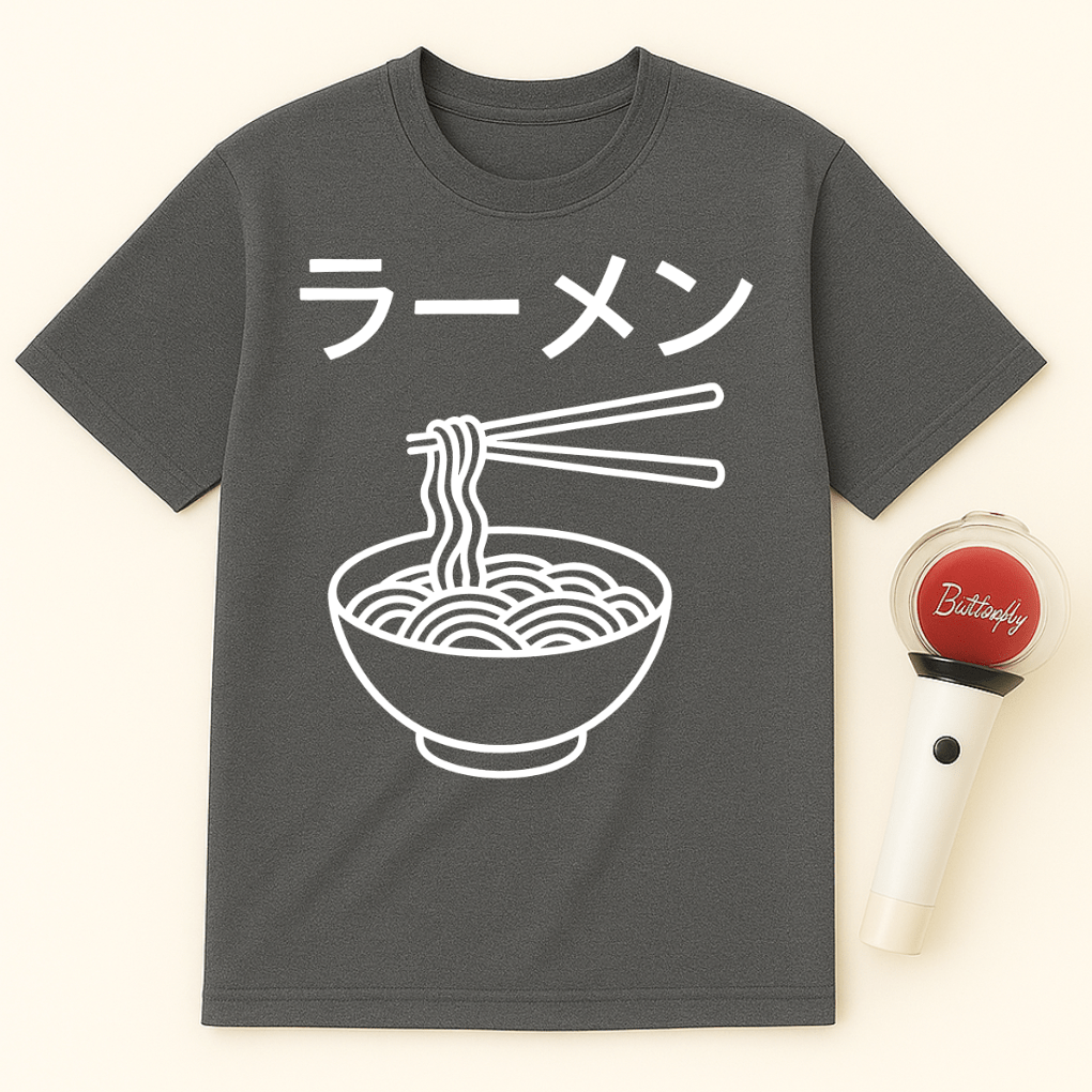 MINIMALIST RAMEN LINE ART UNISEX T-SHIRT