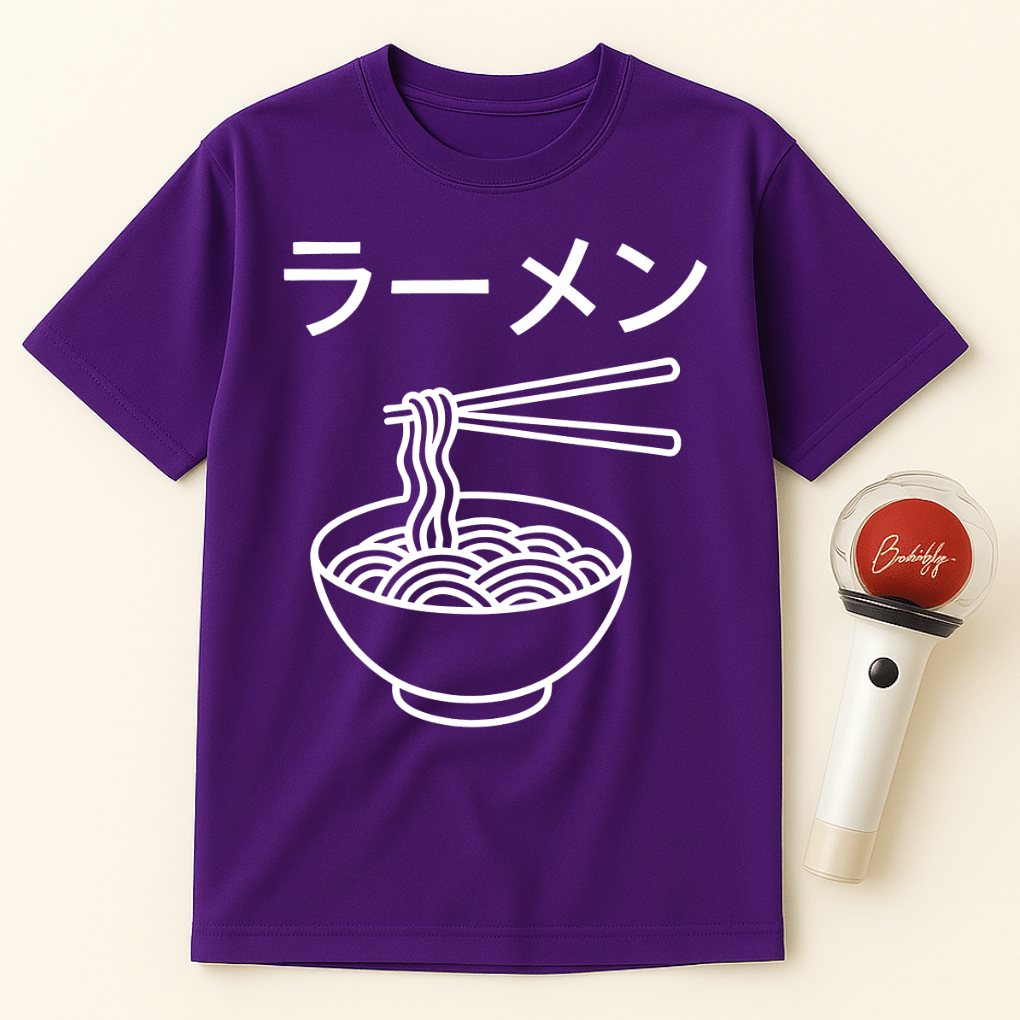 MINIMALIST RAMEN LINE ART UNISEX T-SHIRT