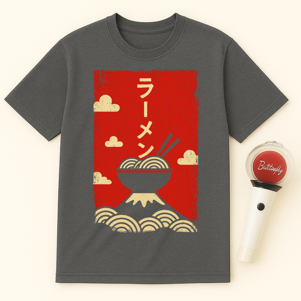 JAPANESE RAMEN MOUNT DESIGN UNISEX T-SHIRT