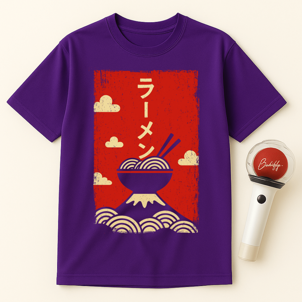 JAPANESE RAMEN MOUNT DESIGN UNISEX T-SHIRT
