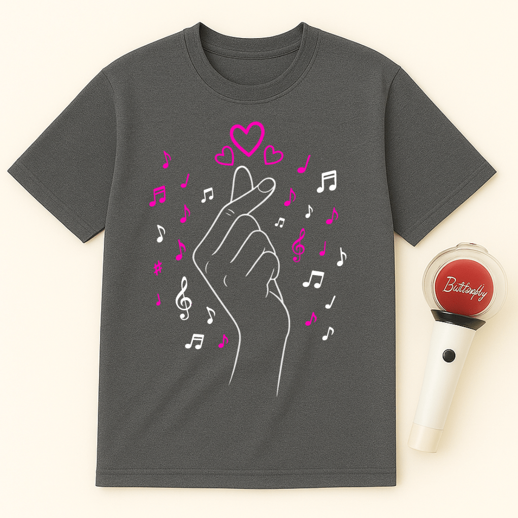 FINGER HEART UNISEX T-SHIRT