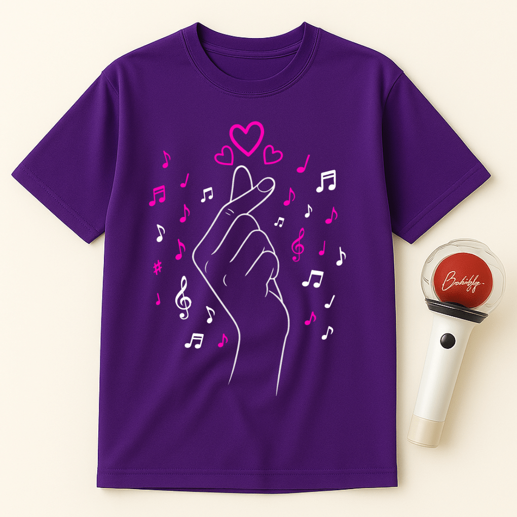 FINGER HEART UNISEX T-SHIRT
