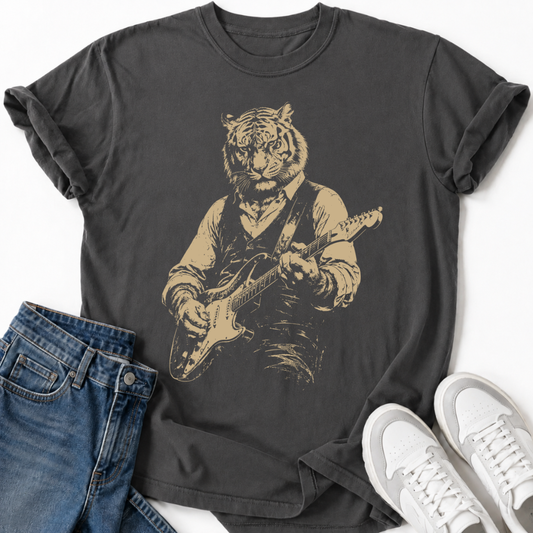 KOREAN TIGER GUITARIST T-SHIRT