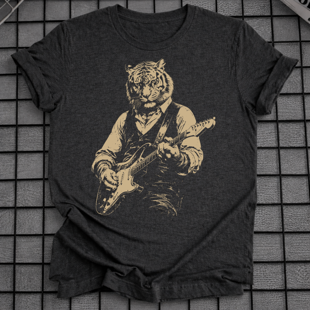 KOREAN TIGER GUITARIST T-SHIRT