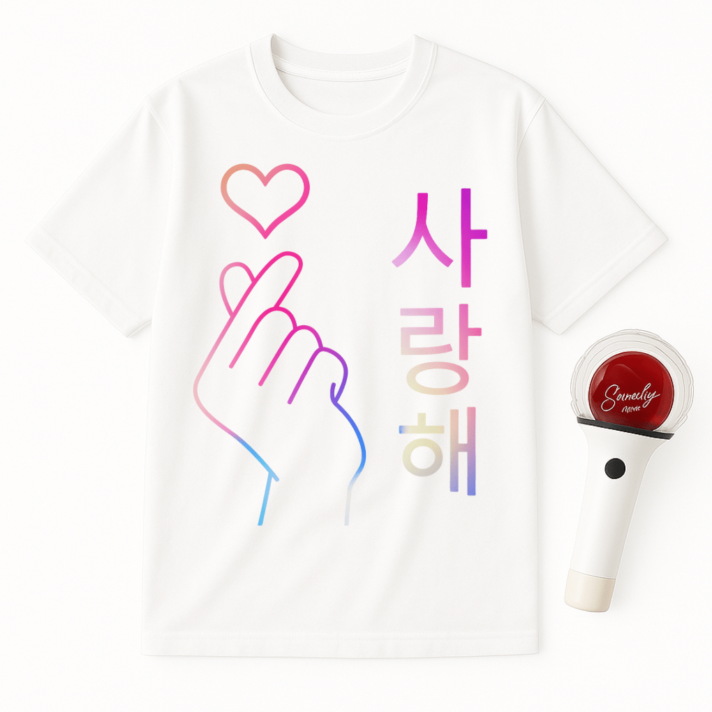 사랑해 K-HEART UNISEX T-SHIRT