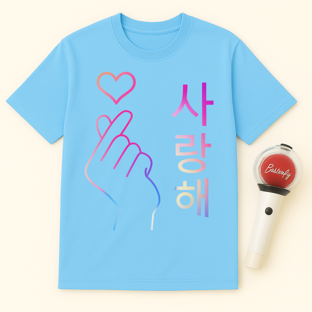 사랑해 K-HEART UNISEX T-SHIRT