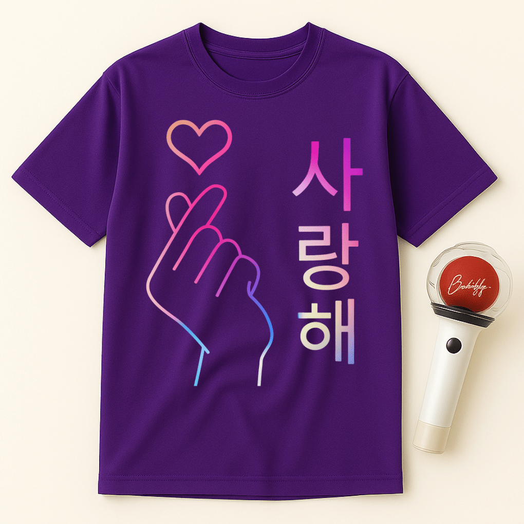사랑해 K-HEART UNISEX T-SHIRT