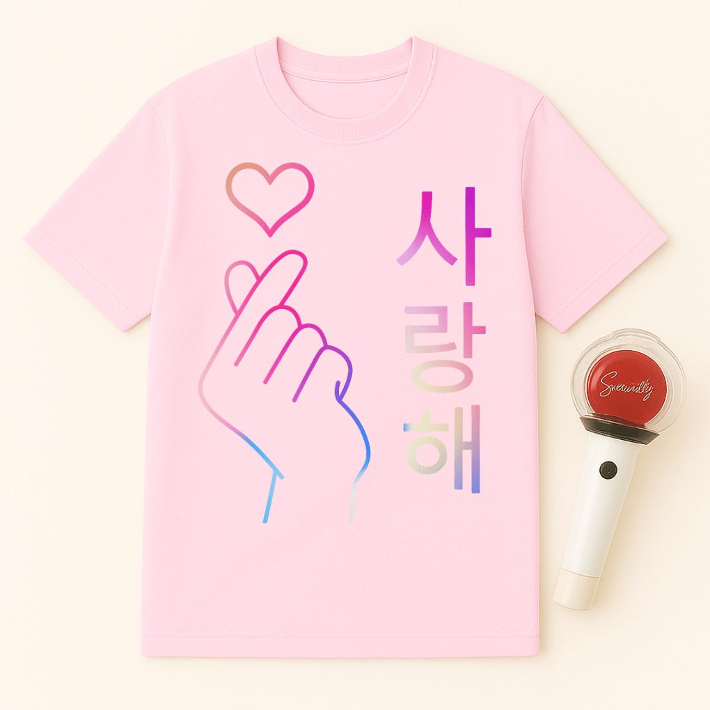 사랑해 K-HEART UNISEX T-SHIRT