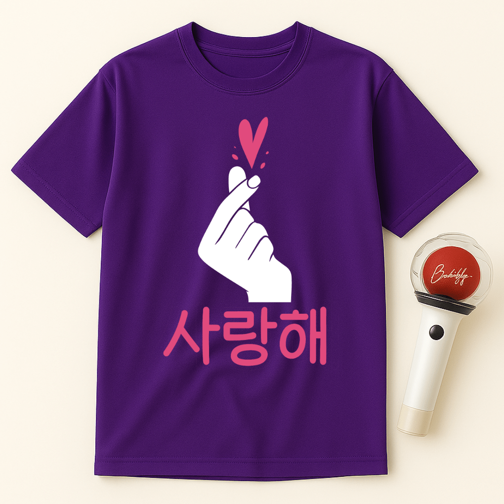 FINGER HEART ์ฌ๋ํด T-SHIRT