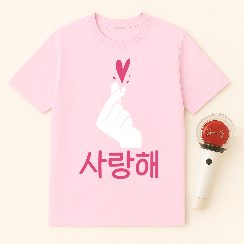 FINGER HEART ์ฌ๋ํด T-SHIRT