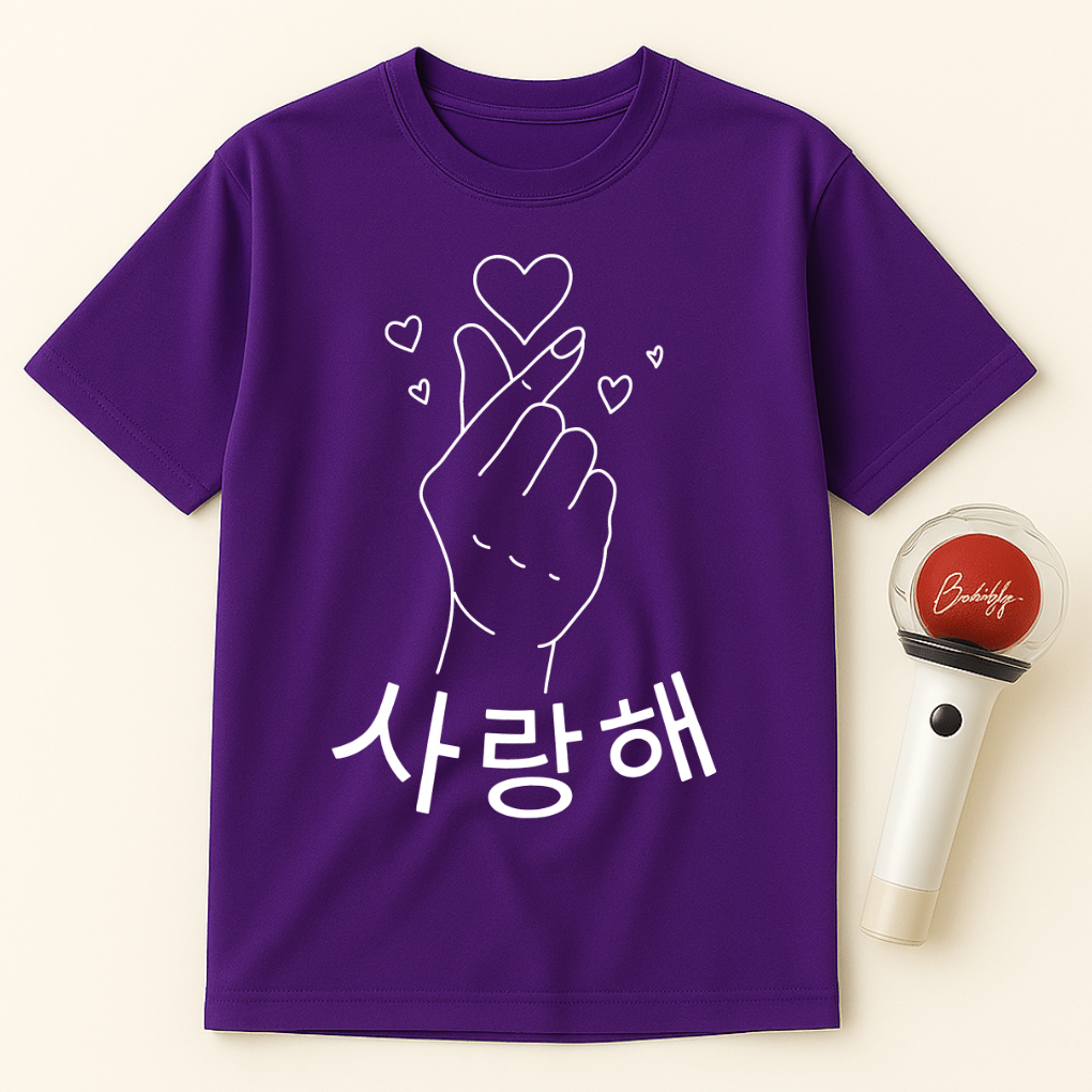 SARANGHAE HEART HAND UNISEX T-SHIRT