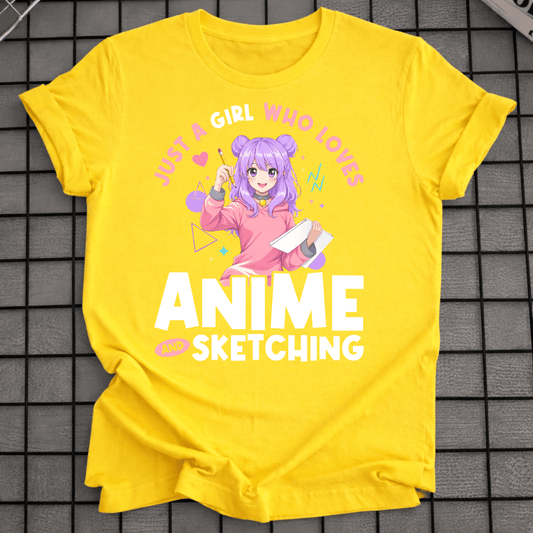 ANIME SKETCHING T-SHIRT