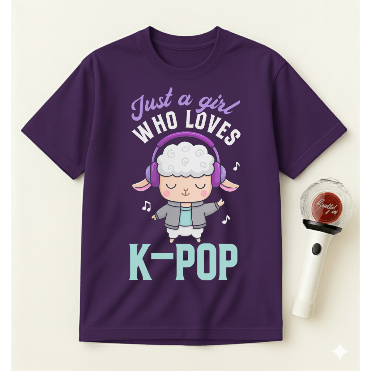 JUST A GIRL WHO LOVES K-POP T-SHIRT