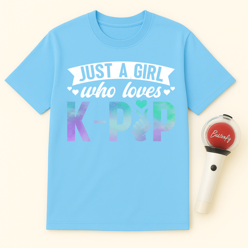 JUST A GIRL WHO LOVES K-POP UNISEX T-SHIRT
