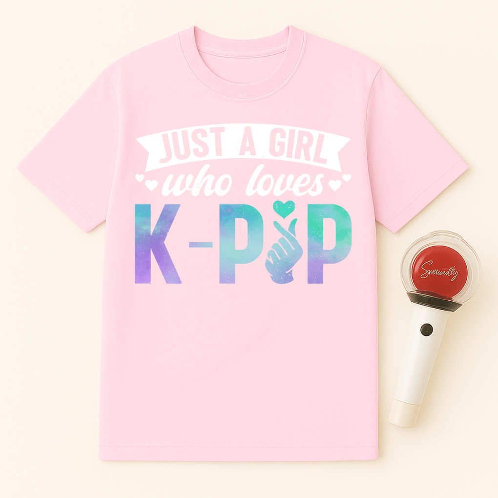 JUST A GIRL WHO LOVES K-POP UNISEX T-SHIRT