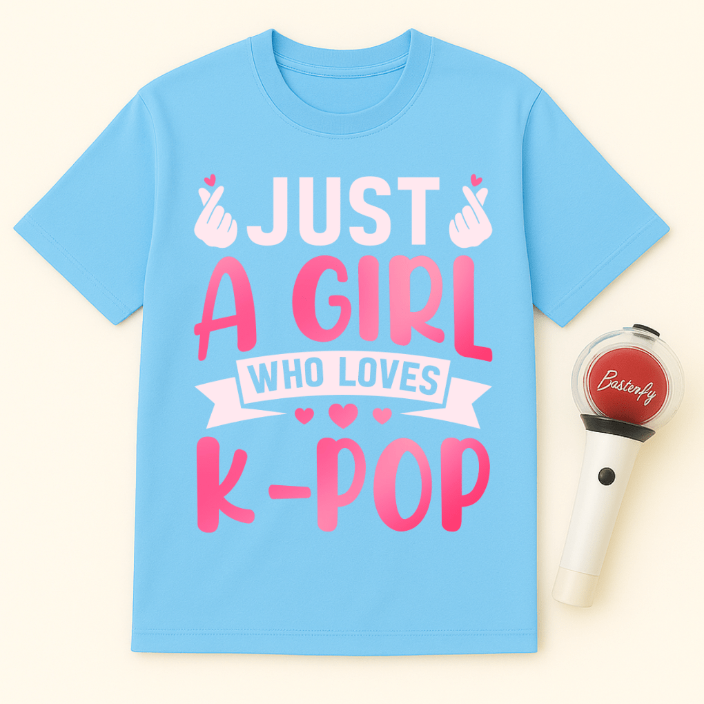 JUST A GIRL WHO LOVES K-POP UNISEX T-SHIRT