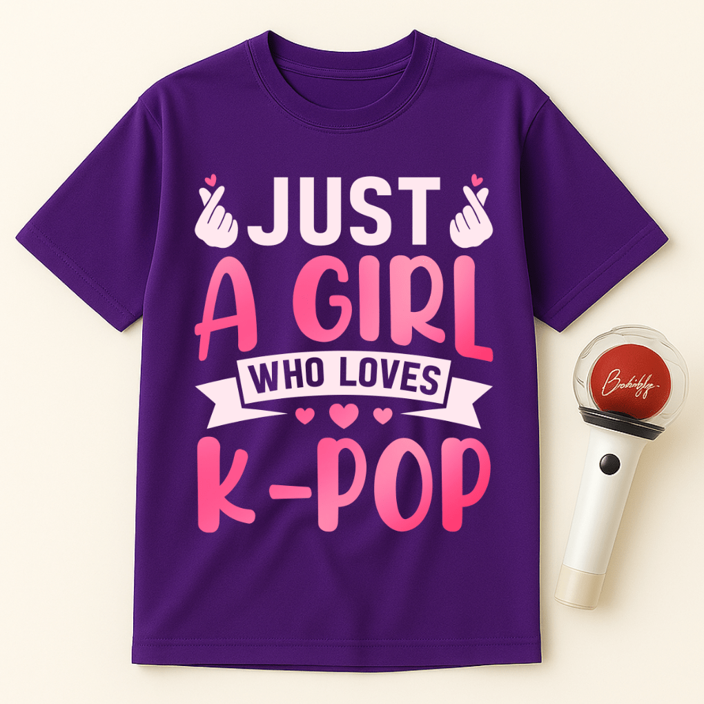 JUST A GIRL WHO LOVES K-POP UNISEX T-SHIRT