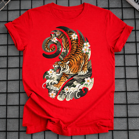 JAPANESE TIGER SAKURA T-SHIRT
