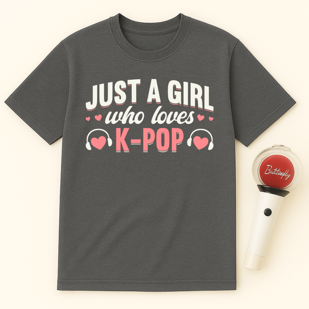 JUST A GIRL WHO LOVES K-POP UNISEX T-SHIRT