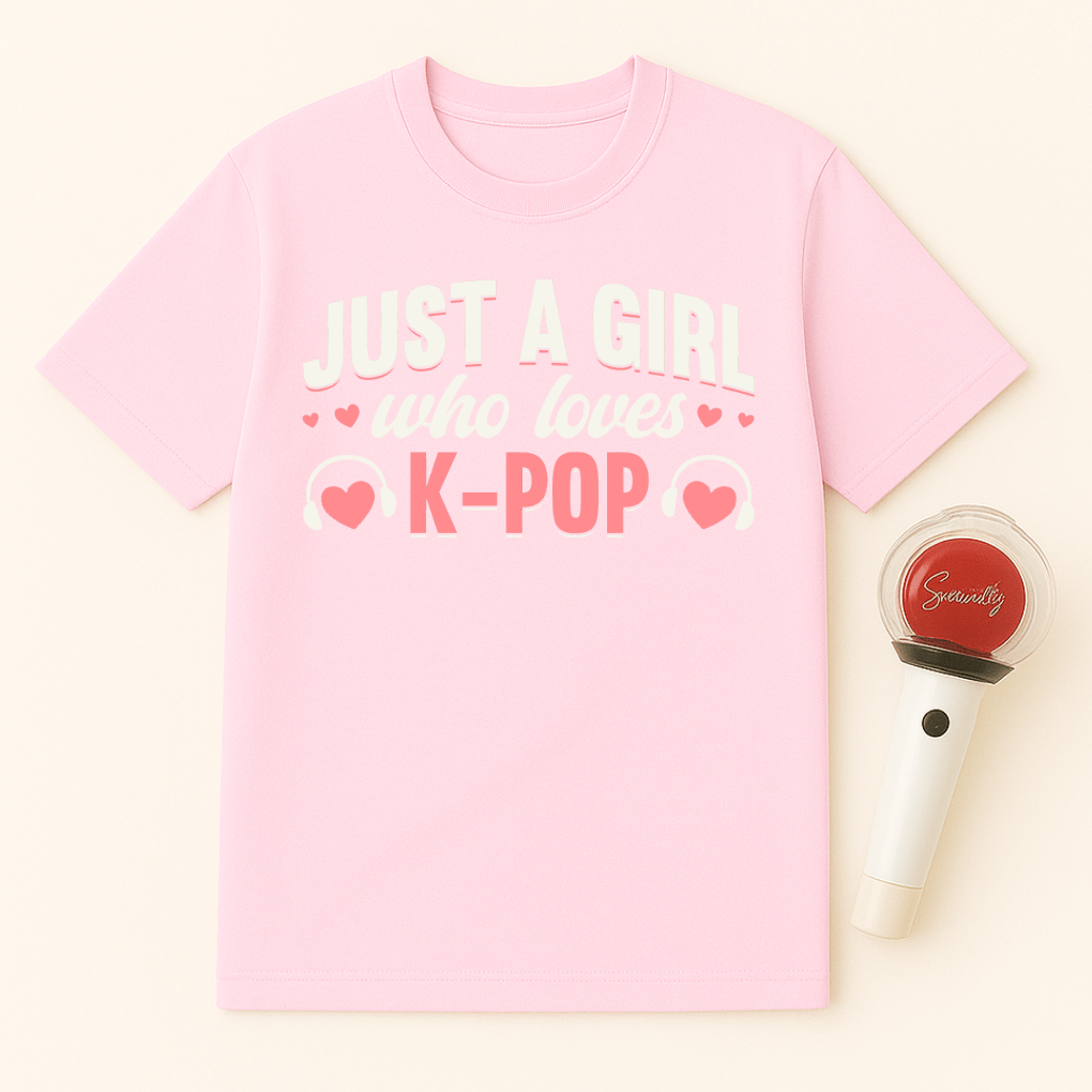 JUST A GIRL WHO LOVES K-POP UNISEX T-SHIRT