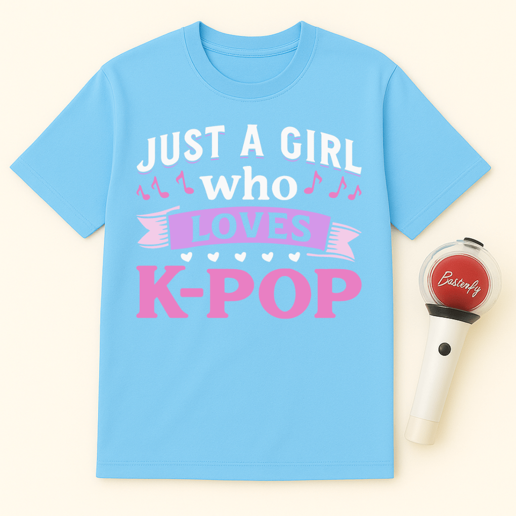 JUST A GIRL WHO LOVES K-POP UNISEX T-SHIRT