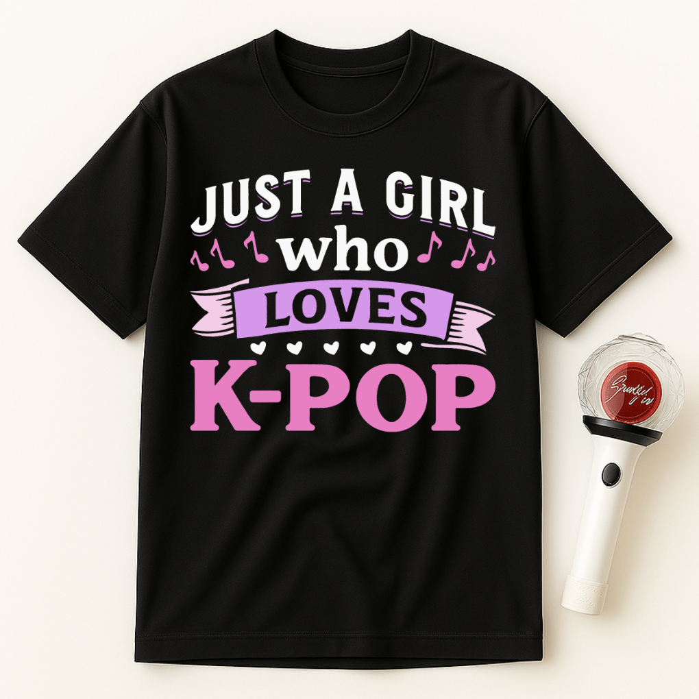 JUST A GIRL WHO LOVES K-POP UNISEX T-SHIRT