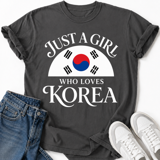 THIS GIRL LOVES KOREA T-SHIRT