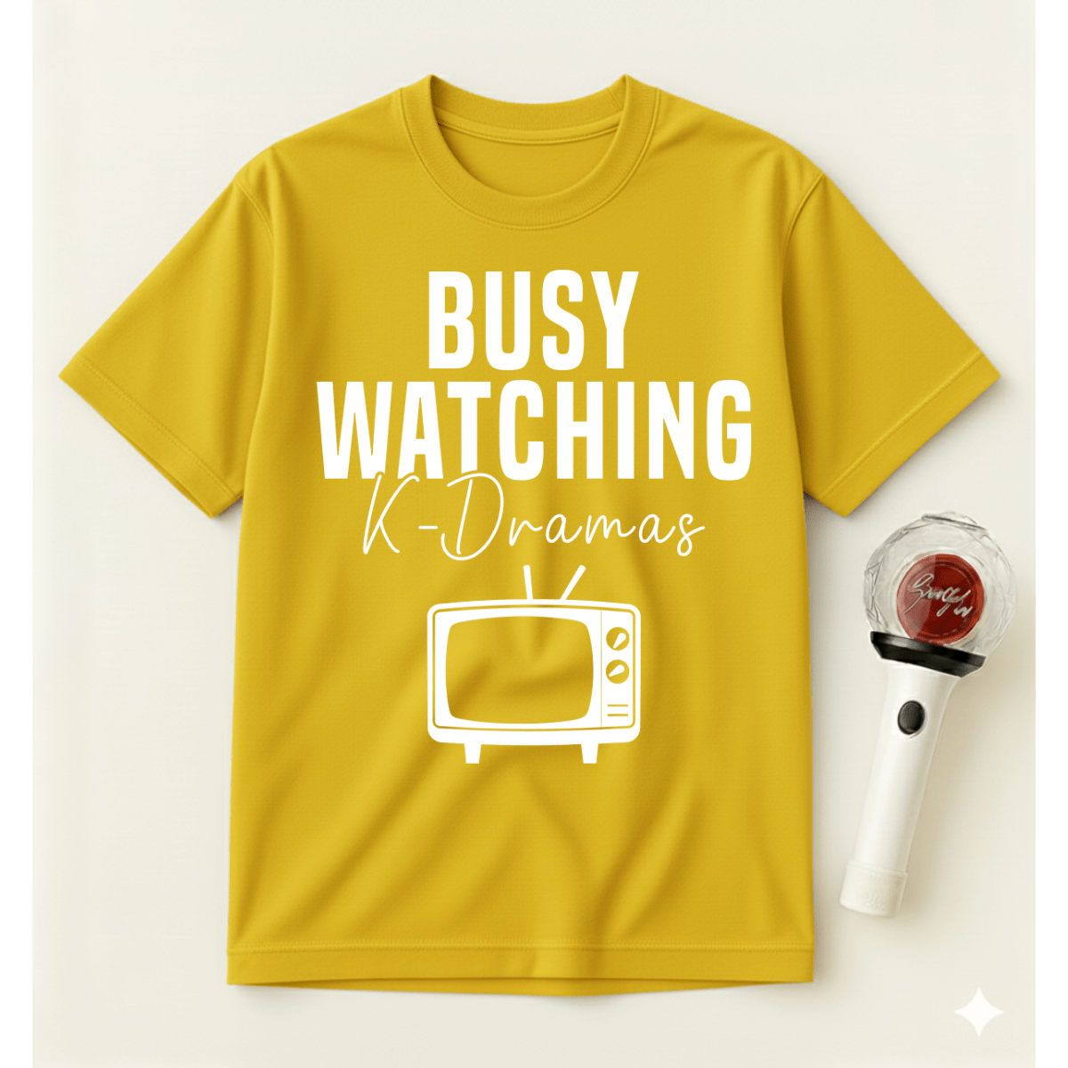 BUSY WATCHING K-DRAMAS T-SHIRT